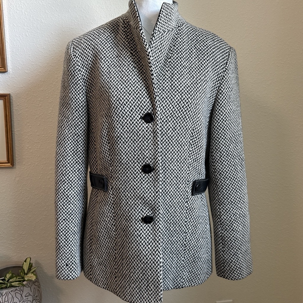 Vintage Talbots Wool Equestrian Riding Jacket 90s Preppy Academia Old Money